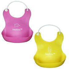 Iwotou Soft Waterproof Baby Bibs, Perfect For Your Baby Kids Soft Silicone bibs,