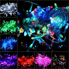5/10m 100 LED Christmas Wedding Xmax Indoor Outdoor House Fairy String Lihgt220V