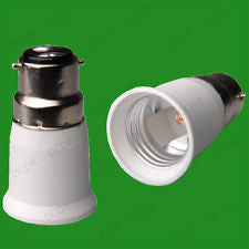 Bayonet BC B22 To ES E27 Screw Light Bulb Adaptor Lamp Fitting Converter Holder