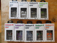 Skullcandy 50/50 Supreme Sound Headphones Earphones in-ear with Mic For Phones