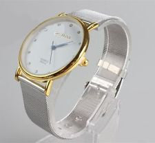 Fashion Women's Ladies Watches Crystal Stainless Steel Analog Quartz Wrist Watch