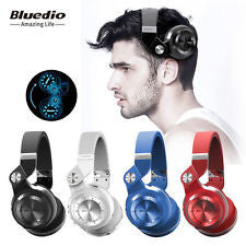 Bluedio Bluetooth 4.1 Headset Turbine Hurricane T2S Wireless Stereo Headphones