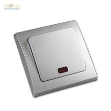 DELPHI control switch with LED Light switch Wall switch Silver Rocker switch