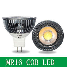 MR16 5W COB LED Spot Light Lamp Bulb Downlight Lighting White Light 8-24V