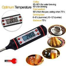 Digital Cooking Thermometer Probe Meat Food Turkey Kitchen BBQ Jam Steak Mutton