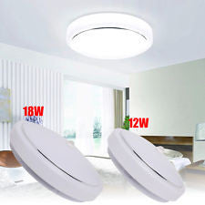 1/4x 12W 18W PIR Motion Sensor LED Flush Mount Ceiling Downlight Hallway White