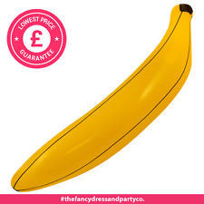 80cm Inflatable Yellow Banana Novelty Outdoor Party Item Adult Beach Blow Up