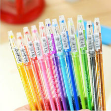 12pcs/lot diamond 12 colors gel pen Novelty Pen student pens office supplies