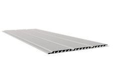 5 x 2.5m Length x 300mm UPVC Plastic 3-Plank Hollow Soffit White Cladding