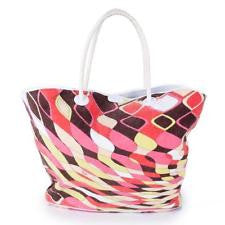 Emilio Pucci Peacock Print Terry Cloth Tote Bag