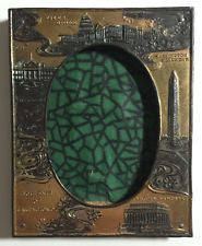 Antique Metal-Clad Embossed Picture Frame - Souvenir of Washington, D.C.