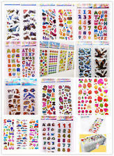 Hots kids gift!3D Puffy Scrapbook teaching Kids Party Favors Crafts stickers lot