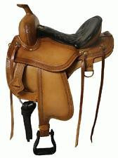16" 17" Gaited Western Pleasure Show Trail Tooled Leather Saddle GoRgEoUs!!!