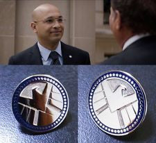 SHIELD LAPEL PIN • COSPLAY PROP • IRON MAN WINTER SOLDIER AVENGERS AGENTS •