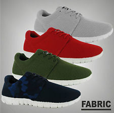 Mens Branded Fabric Lightweight Breathable Mercy Runner Trainers Shoes Size 7-11