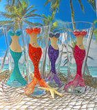 Mermaid Glass Tropical Beach Nautical Unique Classy Gift Pilsner Island Mythical