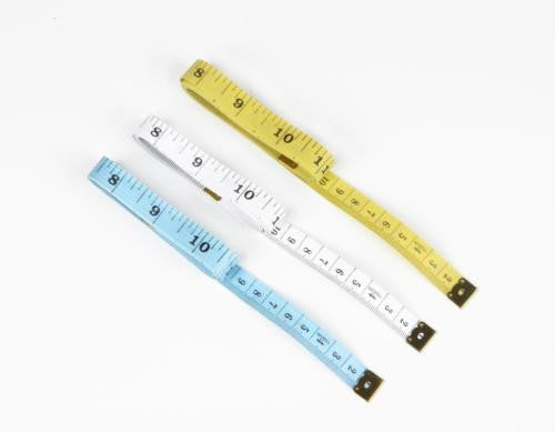 3x 60" 150cm Sewing Tailor Soft Fabric Cloth Tape Measure Ruler Dual Sided