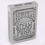 1 Deck Bicycle SteamPunk Silver Standard Poker Playing Cards