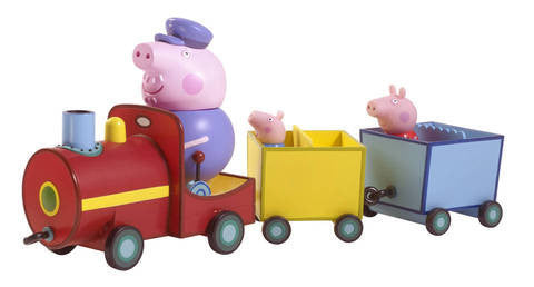 Peppa Pig Grandpa Train - 3 Figures